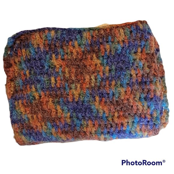 Handmade Crocheted Boho Long Winter Scarf - New - Picture 4 of 6